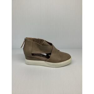 Women’s CCOCCI Melody Beige Wedge Booties Size 6